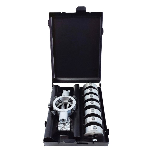 Schneideisen Set 8 tlg HSS-G in Metallkassette