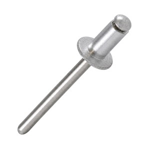 Blindnieten Alu/Stahl DIN 7337 Flachkopf