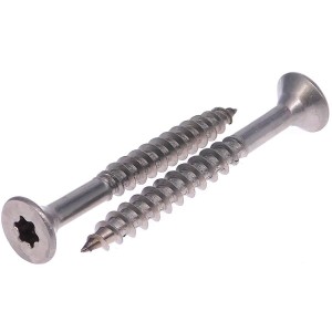Holzbauschrauben Senkkopf TX Teilgewinde Edelstahl A2 #9047 - FH-DIY