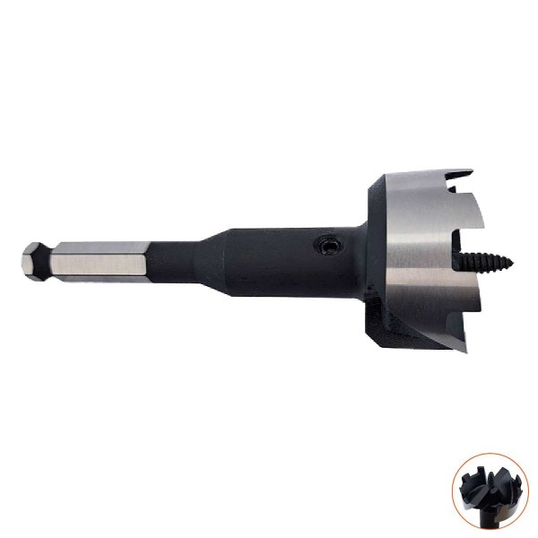 Forstnerbohrer mit Führungsgewinde