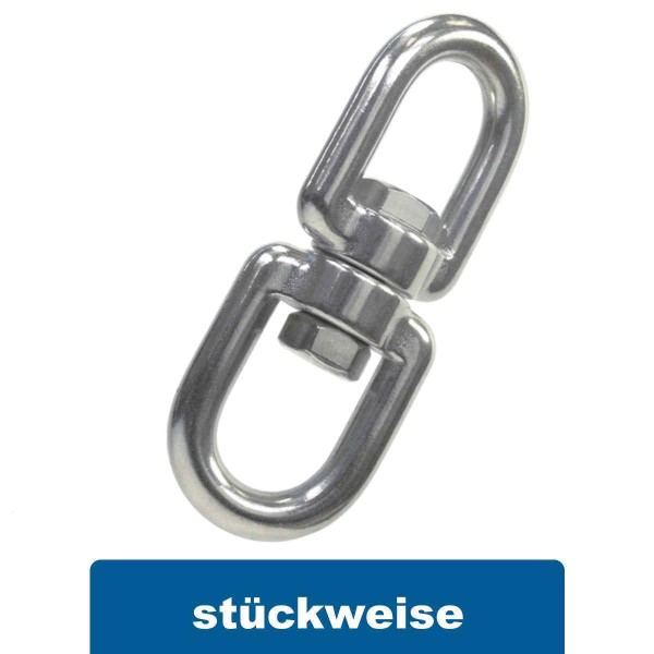 Wirbel Auge / Auge A4 AISI 316