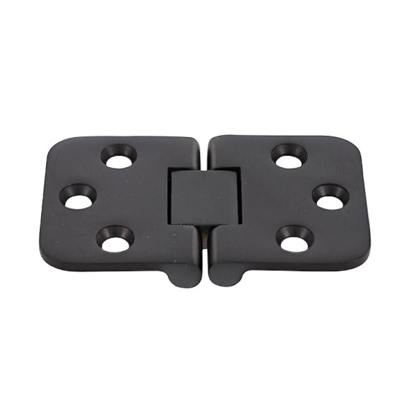 Möbelscharnier Edelstahl A4 schwarz 70 x 42 x 2,0 mm #8670