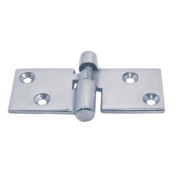 Motorhauben-Scharnier aus Edelstahl A4 90 x 38 x 3 mm #8239