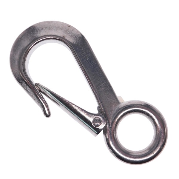 Trailerhaken mit Öse aus Edelstahl A4