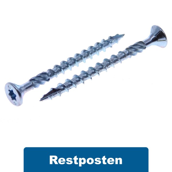 Holzbauschrauben CE Stahl S 4,0x45 -T20 galv. verzinkt - 500 Stk.