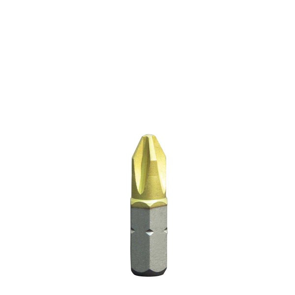 Bit für Kreuzschlitz-Schrauben PH 6,3 [1/4"] TiN #3701