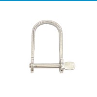 Schäkel aus Bandmaterial Edelstahl 1.4301gerade Form mit Bolzen Schäkel aus Bandmaterial Edelstahl 1.4301gerade Form mit Bolzen