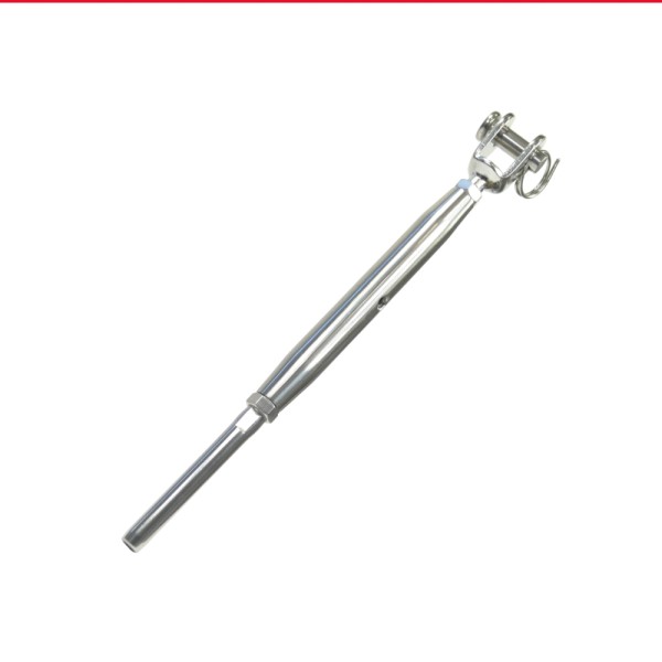 Wantenspanner Gabel-Terminal aus Edelstahl A4 #082750
