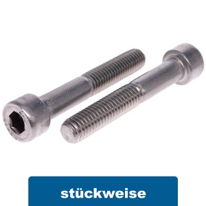 Zylinderschraube Teilgewinde mit Innensechskant DIN 912 Edelstahl A2 Zylinderschraube Teilgewinde mit Innensechskant DIN 912 Edelstahl A2