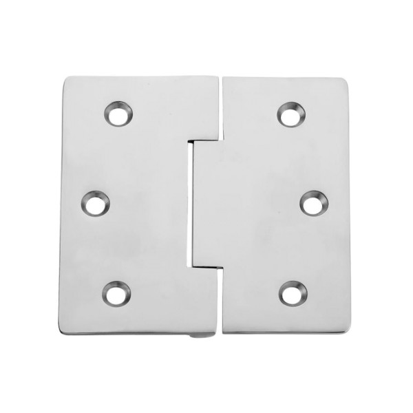 Kistenscharnier 127 x 127 x 4,0 mm Edelstahl A4 # 815279