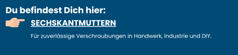 Sechskantmuttern aus Edelstahl