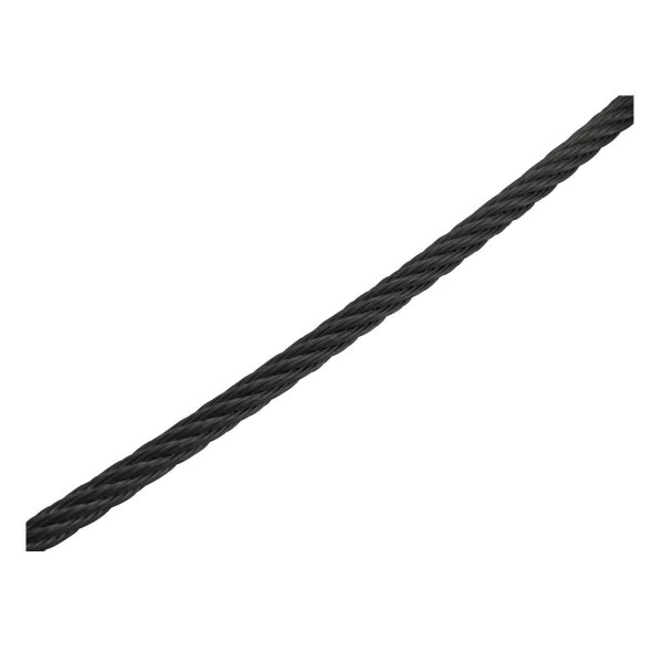 Edelstahlseil schwarz lackiert mittelweich 7x7 sZ A4 #8379BK