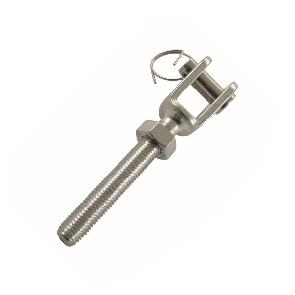 Gabel mit Rechtsgewinde für Wantenspanner Edelstahl A4 #083860