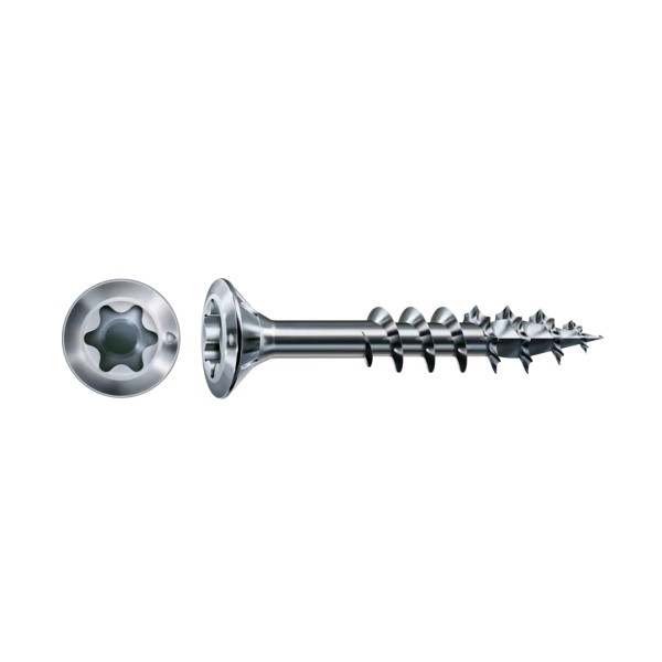 SPAX Holzfensterschrauben FEX-H Senkkopf T-STAR plus Stahl silber
