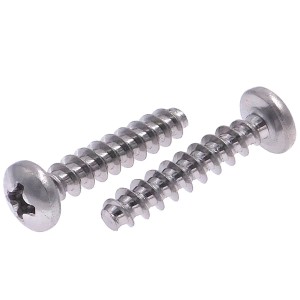 Schrauben für Thermoplaste Linsenkopf Kreuzschlitz Edelstahl A2