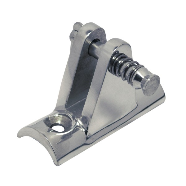 Verdeckbeschlag mit Klappnasenbolzen konkav Edelstahl A4-AISI 316 #083290