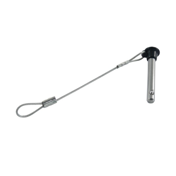 Steckbolzen mit Sicherungsseil Edelstahl A4-AISI 316 #081490