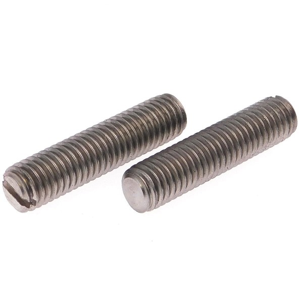 Gewindestifte Madenschrauben mit Schlitz Edelstahl 1.4305 DIN 551