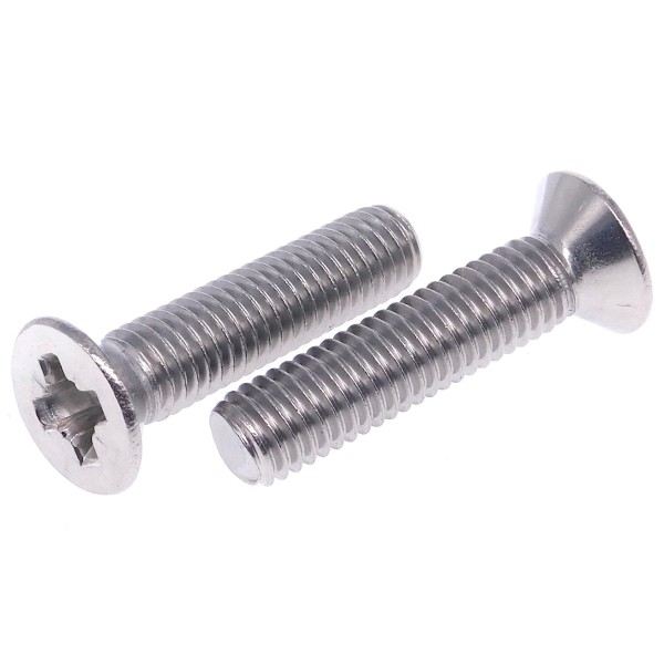 Senkkopfschrauben Kreuzschlitz PZ Edelstahl A4 DIN 965