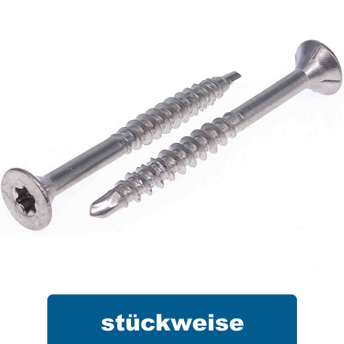 Spanplattenschrauben Senkkopf Bohrspitze TX Antrieb