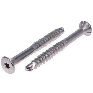 Holzbauschrauben Senkkopf TX Bohrspitze Edelstahl A2 #9040 - FH-DIY