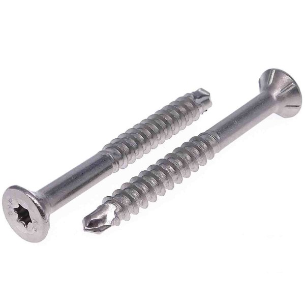 Holzbauschrauben Senkkopf TX Bohrspitze Edelstahl A2 #9040 - FH-DIY