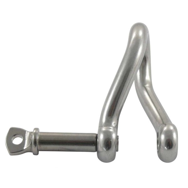 Schäkel gedreht 90° Edelstahl A4-AISI 316 #814946