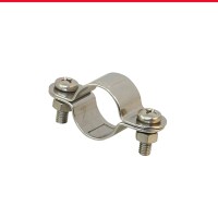 Rohrschellen für 25 mm Rohr aus Edelstahl 1.4401 Rohrschellen für 25 mm Rohr aus Edelstahl 1.4401