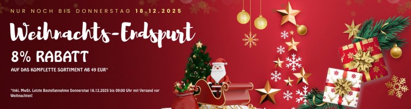 Weihnachts-Endspurt 2025