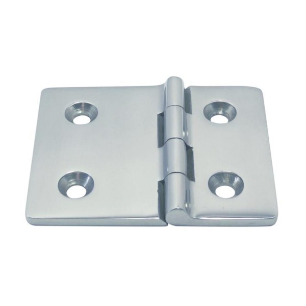 Scharnier Möbelscharnier Edelstahl A4 80x65x4 mm #8926