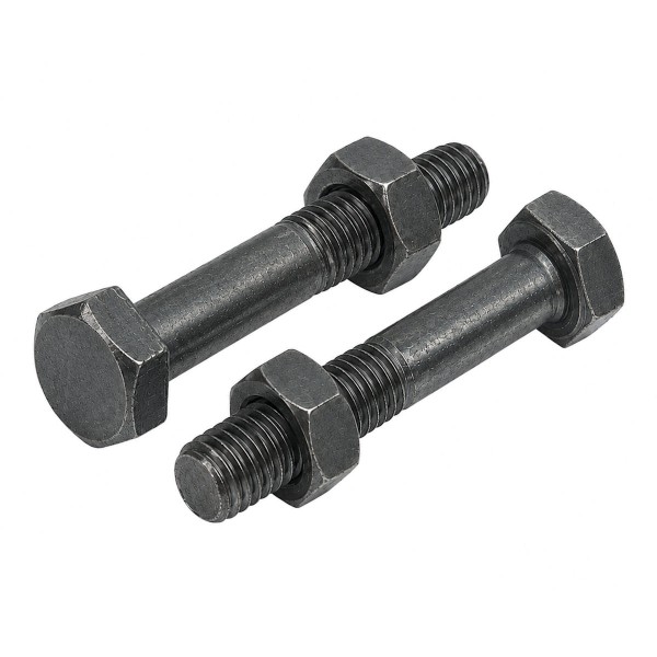 DIN 601 4.6 Sechskantschrauben mit Sechskantmutter Stahl blank generiert mit ChatGPT
