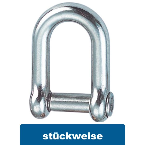 Rundschäkel mit Innensechskantbolzen Edelstahl A4 #084820