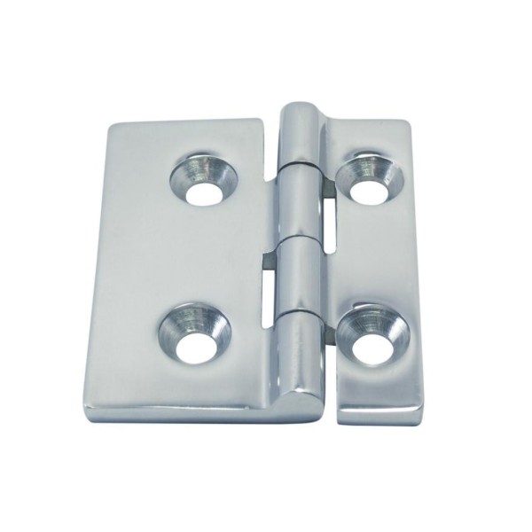 Scharnier Möbelscharnier Edelstahl A4 52x61x4 mm #089240