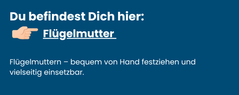 Flügelmuttern