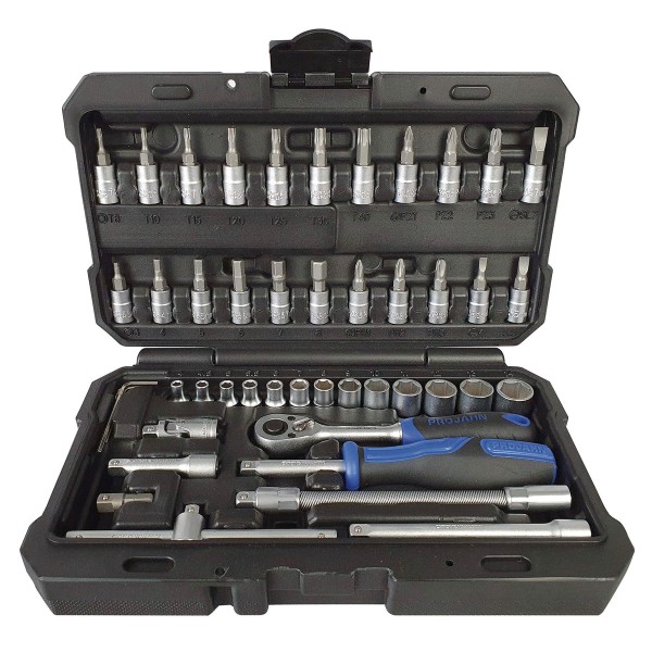 PROFICRAFT Steckschlüssel-Koffer metrisch 1/4"