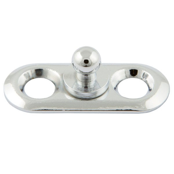 Tenax Unterteil zum Verschrauben Messing verchromt