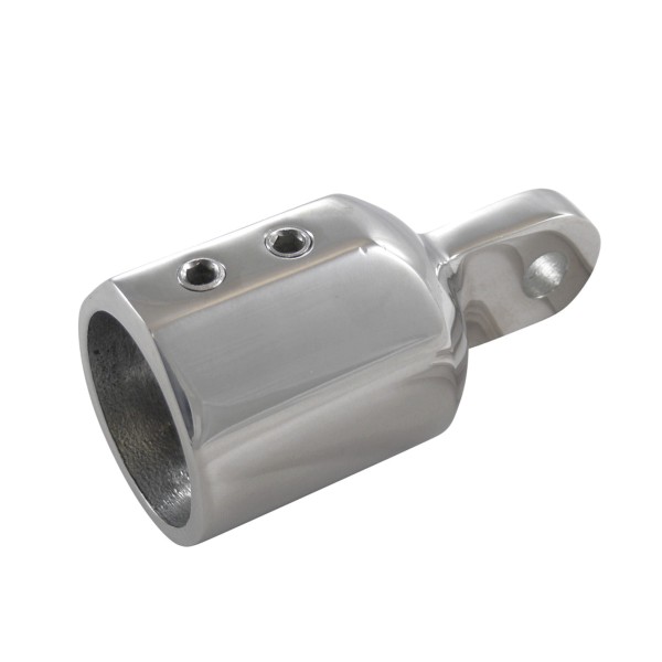 Rohrendkappe mit 2 Schrauben verstärkt Edelstahl A4-AISI 316 #08147820