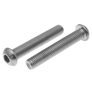 Flachkopfschrauben ISO 7380-1 mit Innensechskant Edelstahl A2