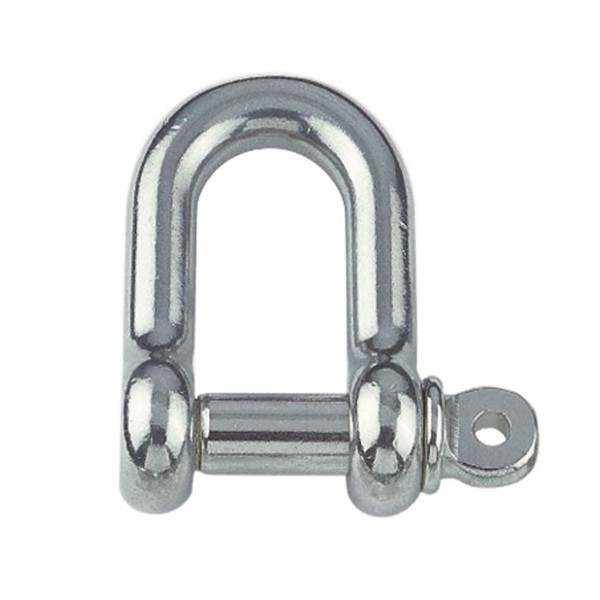 Rundschäkel kurze Form Edelstahl A4 #8258