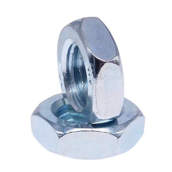 DIN 439 B 04 flache Sechskantmuttern Stahl galvanisch verzinkt
