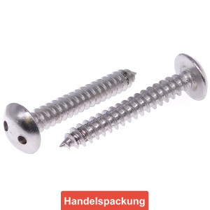Linsenkopf Sicherheitsschrauben Form C Edelstahl A2 - B2B Linsenkopf Sicherheitsschrauben Form C Edelstahl A2 - B2B