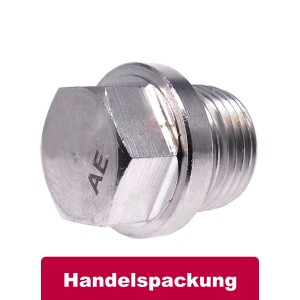 Verschlussschraube DIN 910 A2 mit Bund ASK und Rohrgewinde - B2B Verschlussschraube DIN 910 A2 mit Bund ASK und Rohrgewinde - B2B