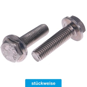 Sechskantschraube mit Bund DIN 6921 Edelstahl A2 Sechskantschraube mit Bund DIN 6921 Edelstahl A2