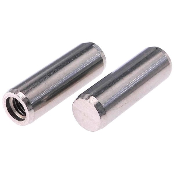 Zylinderstifte ISO 8733 mit Innengewinde Edelstahl 1.4305