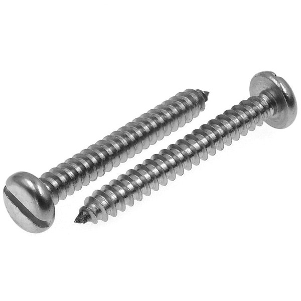 Zylinderkopf Blechschrauben mit Schlitz Edelstahl A2 DIN 7971