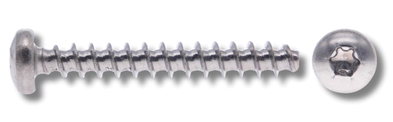 9091 Thermoplastschrauben für Kunststoffe TX Edelstahl A2