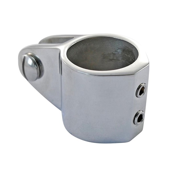 Rohrmittelstück mit 2 Schrauben verstärkt Edelstahl A4-AISI 316 #081490