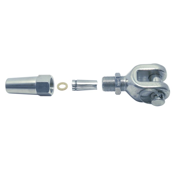 DIY Gabelterminal zur Selbstmontage Edelstahl A4