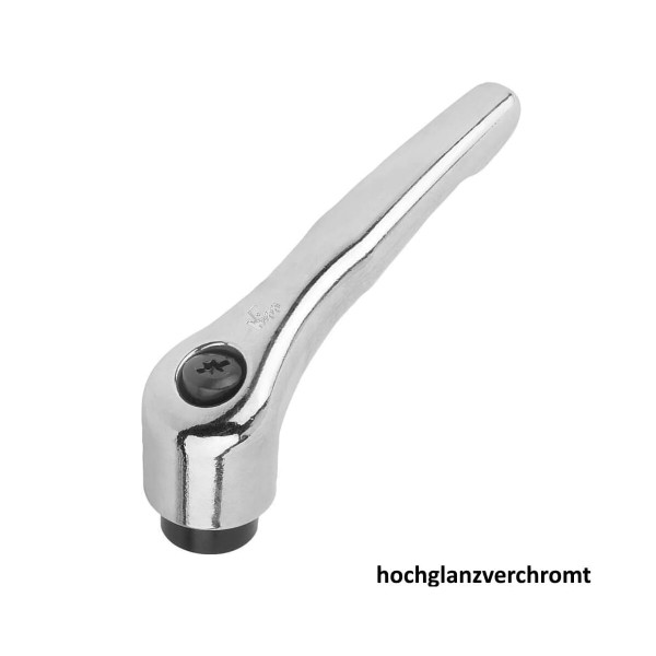 Klemmhebel mit Innengewinde hochglanzverchromt Griff aus Zinkdruckguss