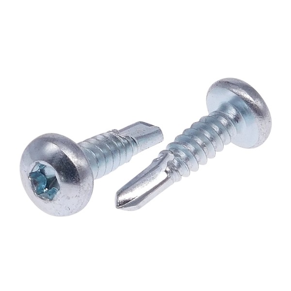 DIN 7504 N Bohrschrauben Linsenkopf mit Torx Stahl verzinkt